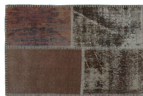 Apex Patchwork Unique Kahve 22337 120 cm X 180 cm - 5