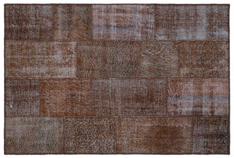 Apex Patchwork Unique Kahve 22377 120 cm X 180 cm - 1
