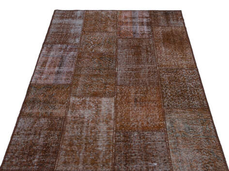 Apex Patchwork Unique Kahve 22377 120 cm X 180 cm - 3
