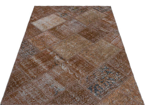 Apex Patchwork Unique Kahve 22391 120 cm X 180 cm - 3