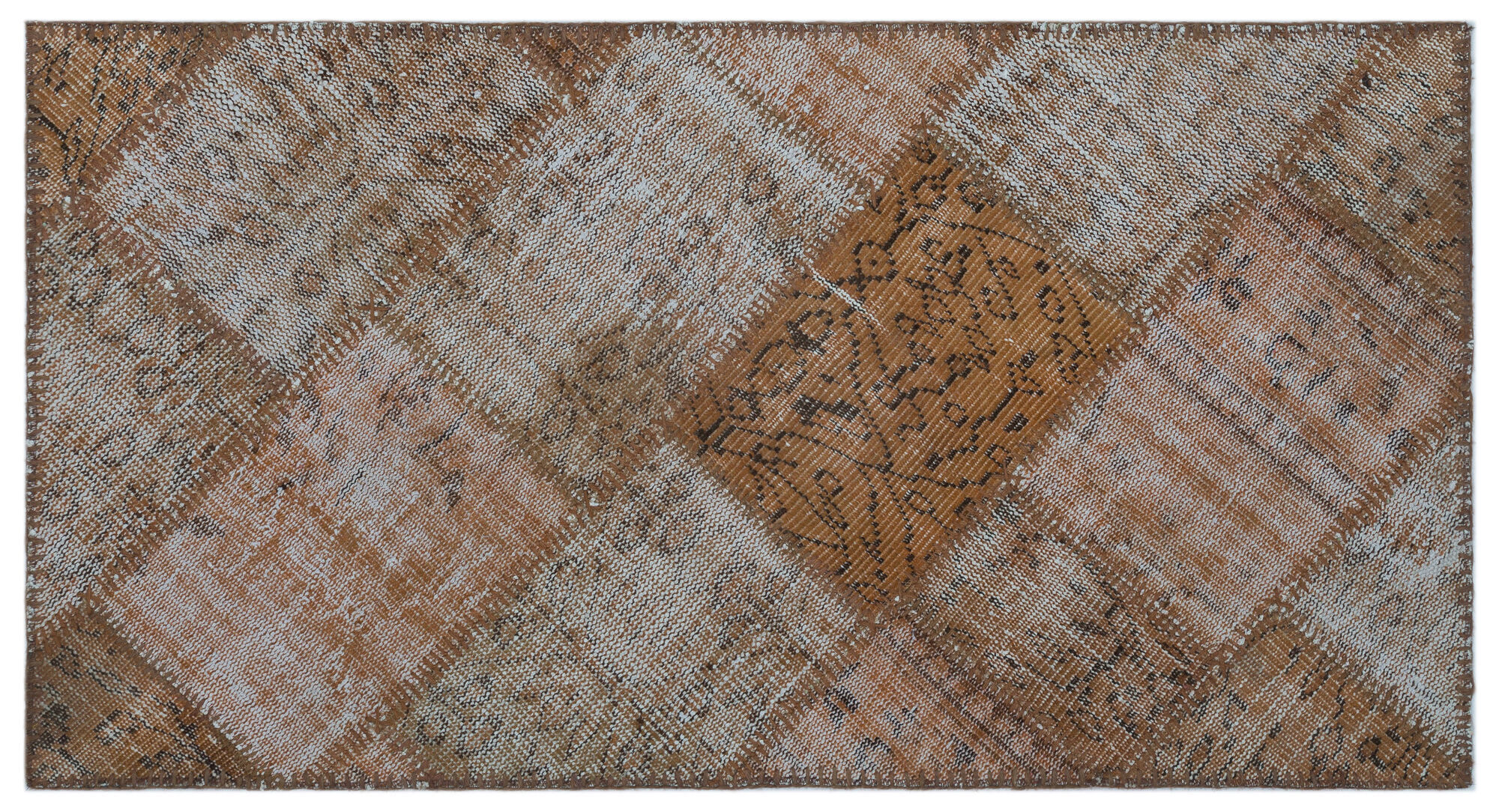 Apex Patchwork Unique Kahve 24717 080 cm X 150 cm