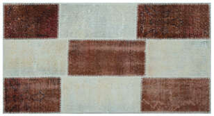 Apex Patchwork Unique Kahve 24736 080 cm X 150 cm (1)