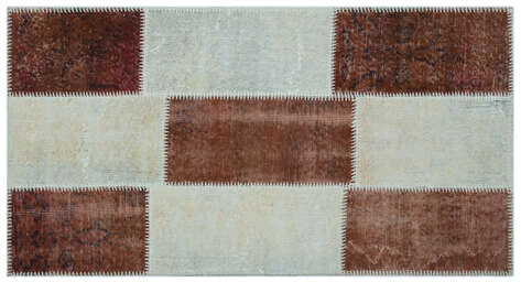 Apex Patchwork Unique Kahve 24736 080 cm X 150 cm - 1