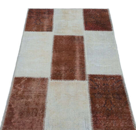 Apex Patchwork Unique Kahve 24736 080 cm X 150 cm - 3