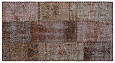Apex Patchwork Unique Kahve 24745 080 cm X 150 cm - 1
