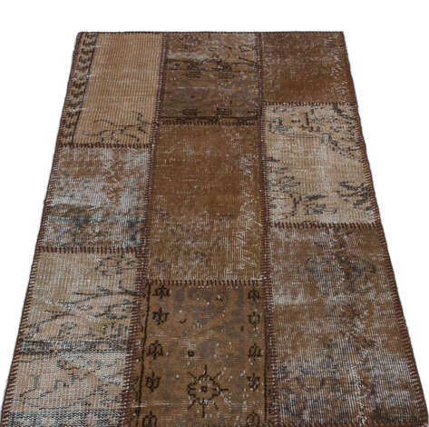 Apex Patchwork Unique Kahve 25048 080 cm X 150 cm - 3