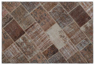 Apex Patchwork Unique Kahve 25092 120 cm X 180 cm (1)