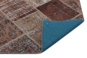 Apex Patchwork Unique Kahve 25092 120 cm X 180 cm (2)