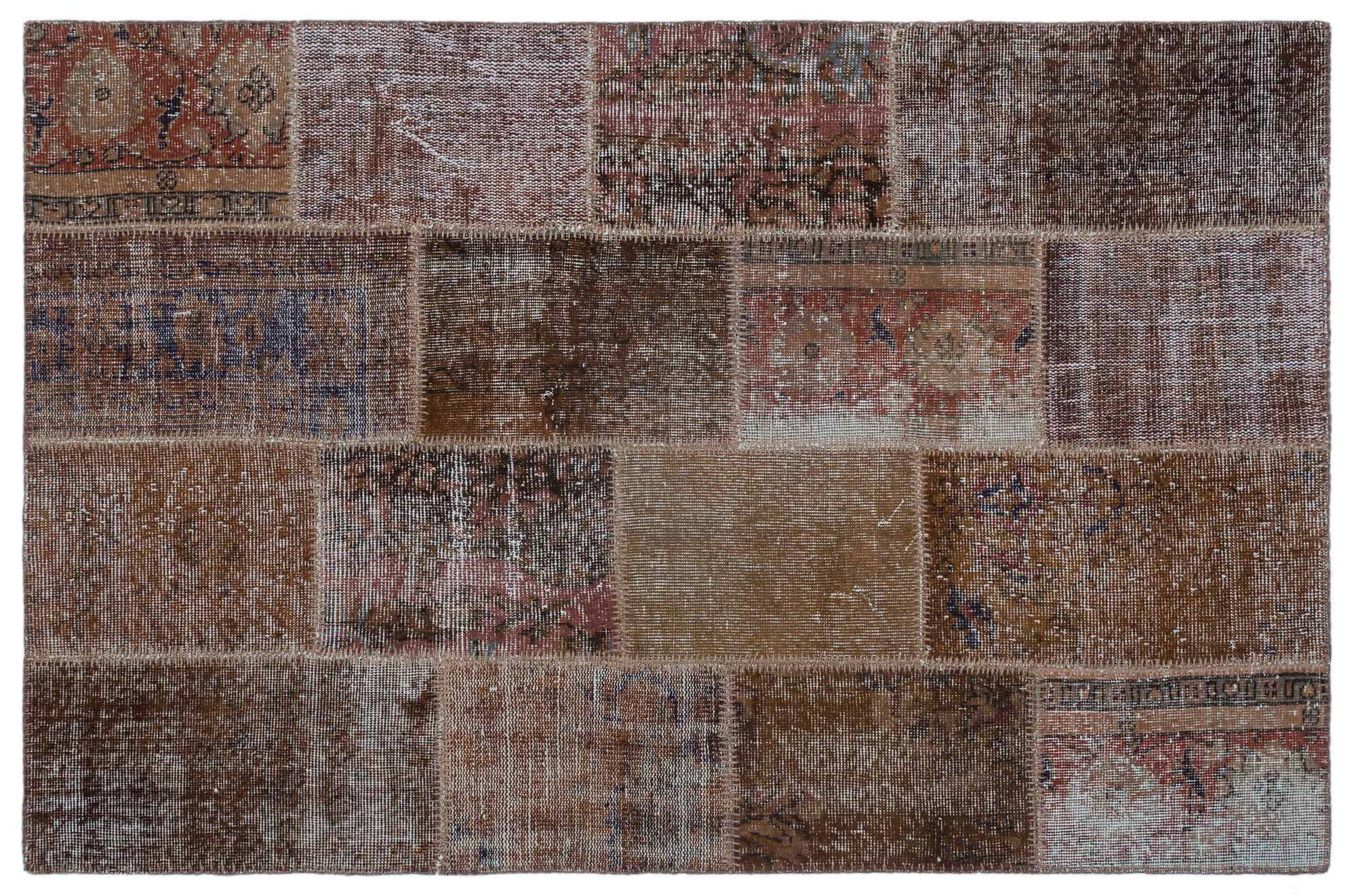 Apex Patchwork Unique Kahve 25096 120 cm X 180 cm