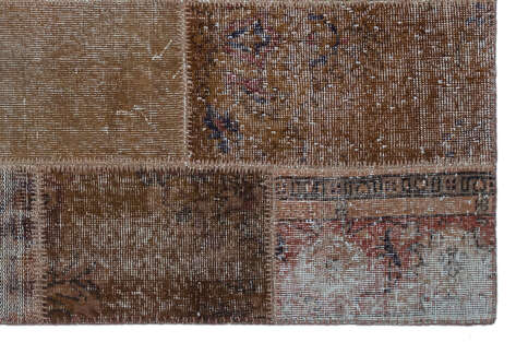 Apex Patchwork Unique Kahve 25096 120 cm X 180 cm - 4