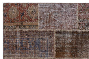 Apex Patchwork Unique Kahve 25096 120 cm X 180 cm (5)