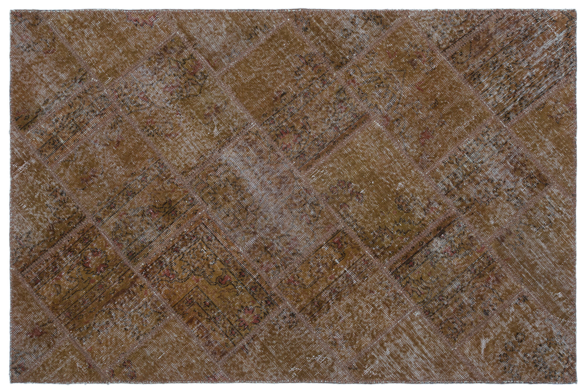 Apex Patchwork Unique Kahve 25102 120 cm X 180 cm