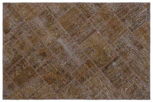 Apex Patchwork Unique Kahve 25102 120 cm X 180 cm (1)