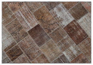 Apex Patchwork Unique Kahve 25106 120 cm X 180 cm (1)