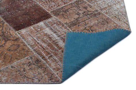 Apex Patchwork Unique Kahve 25106 120 cm X 180 cm - 2