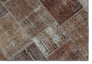 Apex Patchwork Unique Kahve 25106 120 cm X 180 cm (4)