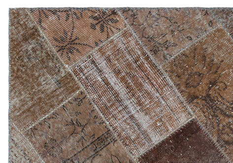 Apex Patchwork Unique Kahve 25106 120 cm X 180 cm - 5