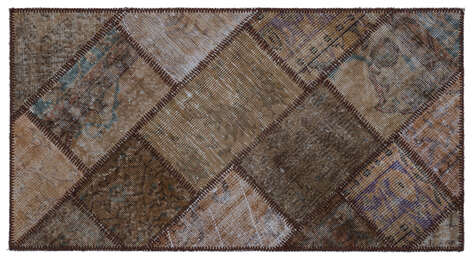 Apex Patchwork Unique Kahve 25880 080 cm X 150 cm - 1