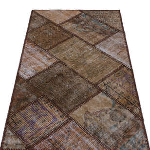 Apex Patchwork Unique Kahve 25880 080 cm X 150 cm (3)