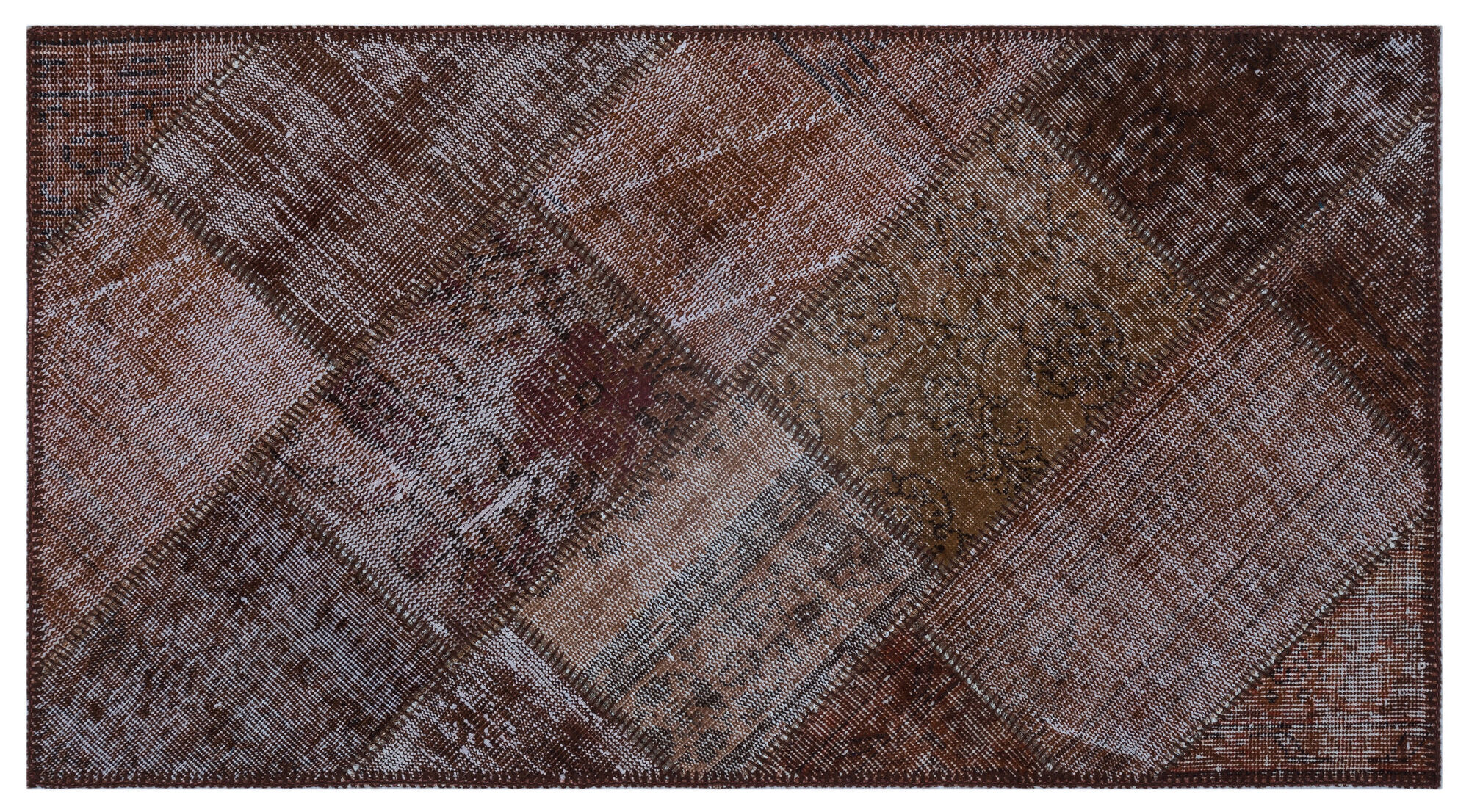 Apex Patchwork Unique Kahve 26011 080 cm X 150 cm