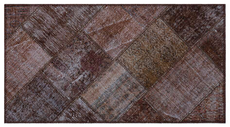 Apex Patchwork Unique Kahve 26011 080 cm X 150 cm - 1