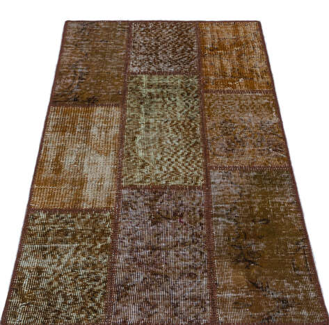 Apex Patchwork Unique Kahve 26108 080 cm X 150 cm - 3