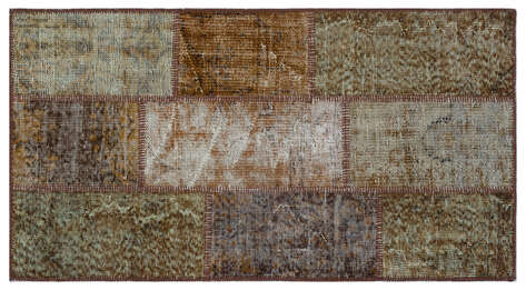 Apex Patchwork Unique Kahve 26137 080 cm X 150 cm - 1