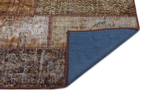 Apex Patchwork Unique Kahve 26137 080 cm X 150 cm - 2