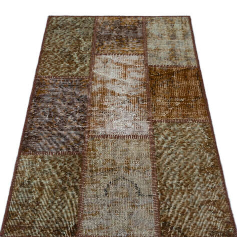 Apex Patchwork Unique Kahve 26137 080 cm X 150 cm - 3