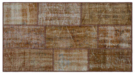 Apex Patchwork Unique Kahve 26139 080 cm X 150 cm - 1