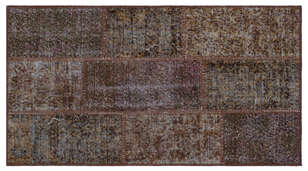 Apex Patchwork Unique Kahve 26194 080 cm X 150 cm (1)