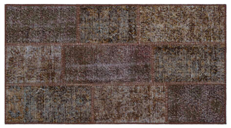 Apex Patchwork Unique Kahve 26194 080 cm X 150 cm - 1