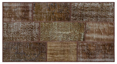 Apex Patchwork Unique Kahve 26223 080 cm X 150 cm - 1