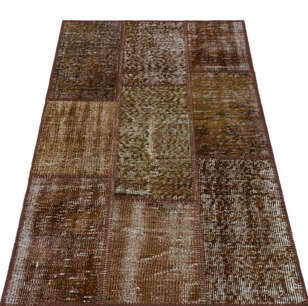 Apex Patchwork Unique Kahve 26223 080 cm X 150 cm (3)