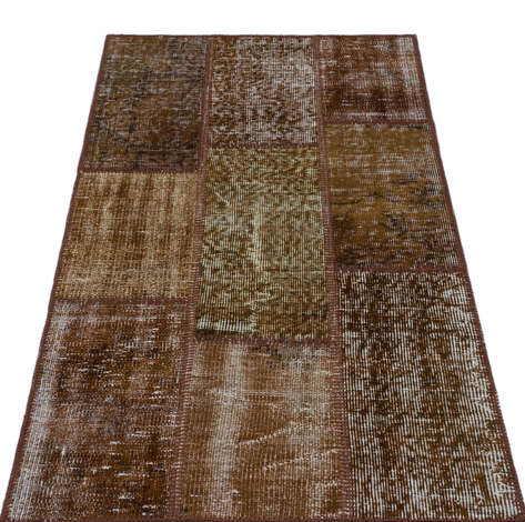 Apex Patchwork Unique Kahve 26223 080 cm X 150 cm - 3