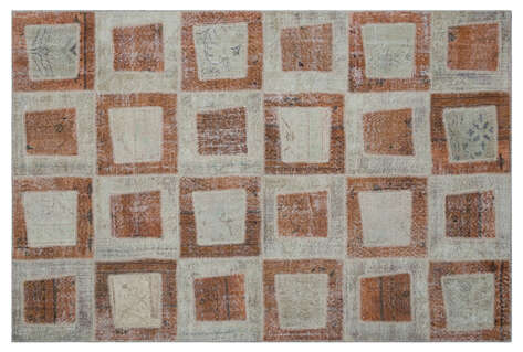 Apex Patchwork Unique Kahve 26409 160 cm X 240 cm - 1