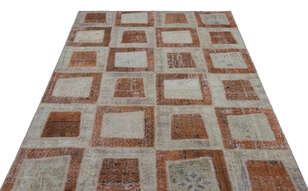 Apex Patchwork Unique Kahve 26409 160 cm X 240 cm (3)