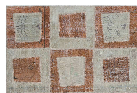 Apex Patchwork Unique Kahve 26409 160 cm X 240 cm - 5