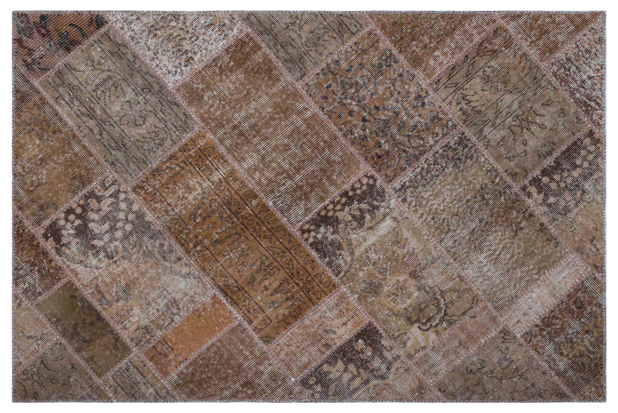 Apex Patchwork Unique Kahve 26648 120 cm X 180 cm