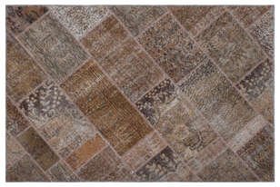 Apex Patchwork Unique Kahve 26648 120 cm X 180 cm (1)