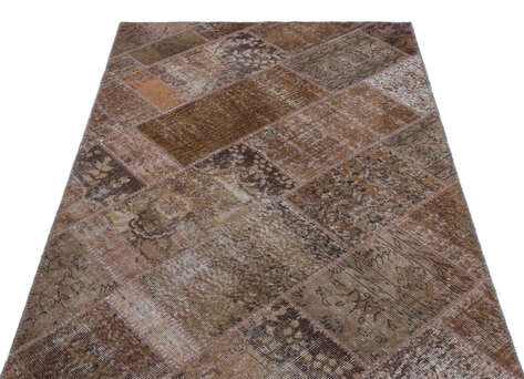 Apex Patchwork Unique Kahve 26648 120 cm X 180 cm - 3