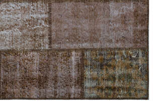 Apex Patchwork Unique Kahve 26664 120 cm X 180 cm (4)
