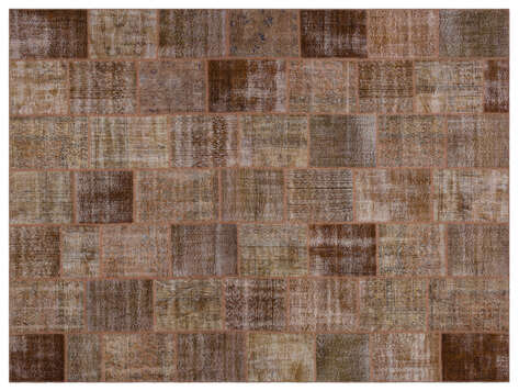 Apex Patchwork Unique Kahve 29501 277 cm X 366 cm - 1