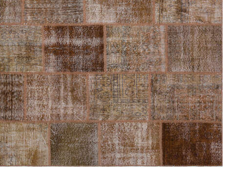 Apex Patchwork Unique Kahve 29501 277 cm X 366 cm - 4
