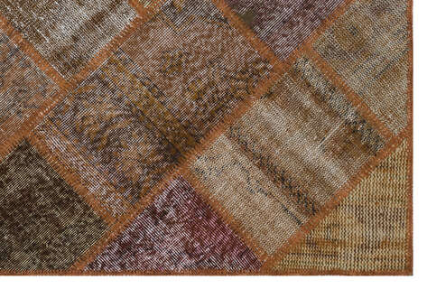 Apex Patchwork Unique Kahve 31110 120 cm X 180 cm - 4