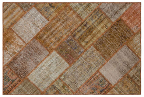 Apex Patchwork Unique Kahve 31111 120 cm X 180 cm - 1
