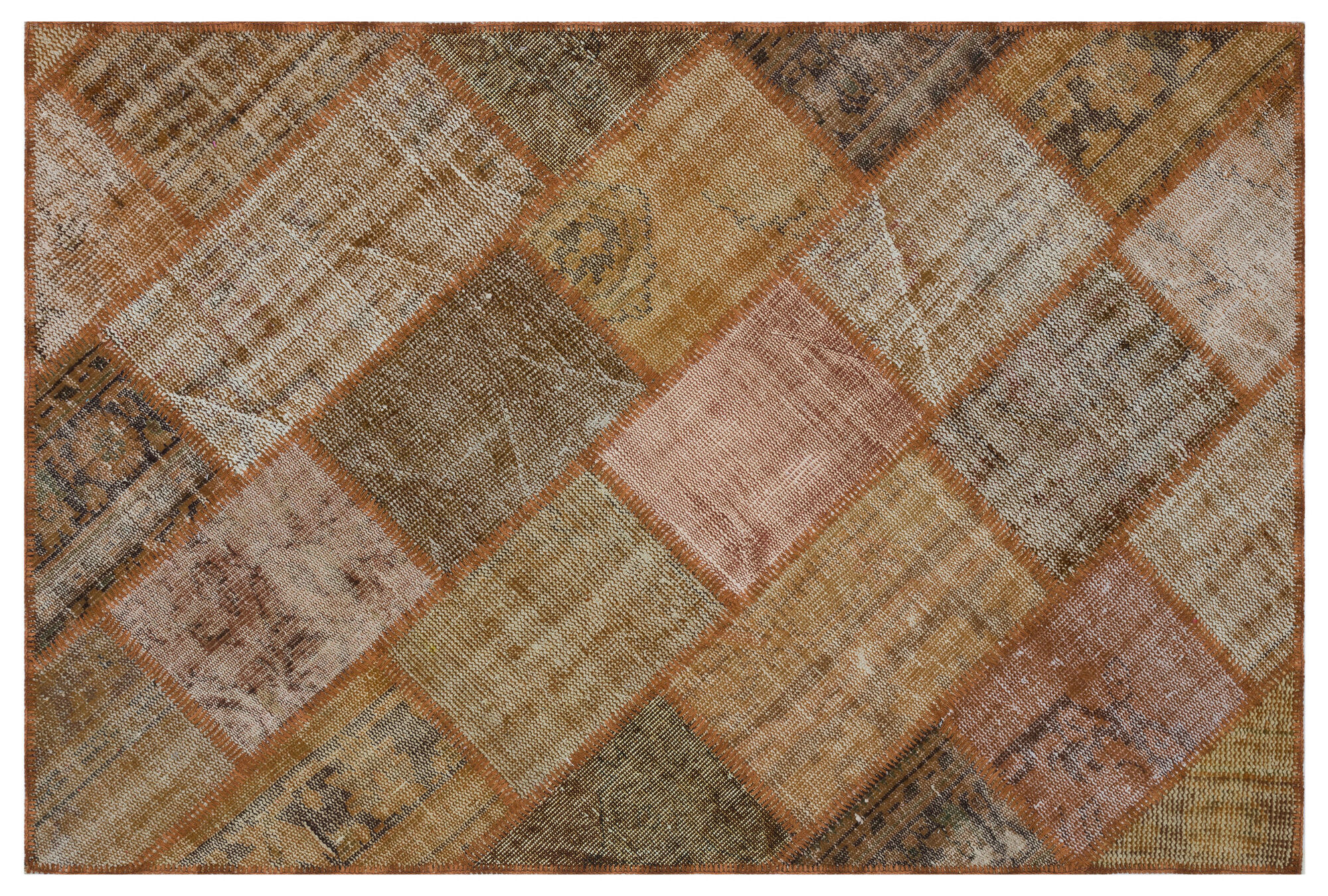 Apex Patchwork Unique Kahve 31113 120 cm X 180 cm
