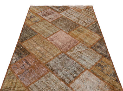 Apex Patchwork Unique Kahve 31113 120 cm X 180 cm - 3