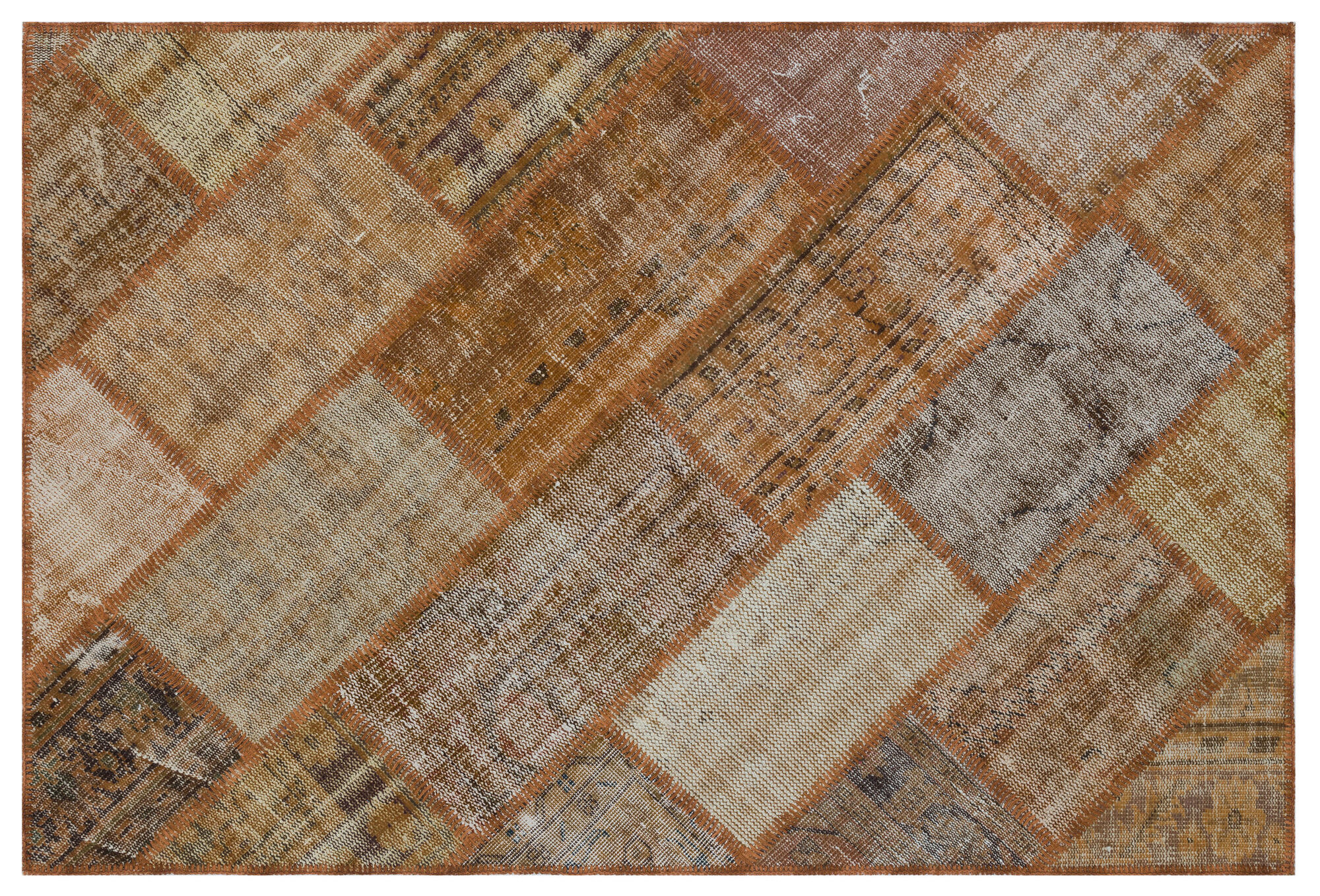 Apex Patchwork Unique Kahve 31141 120 cm X 180 cm