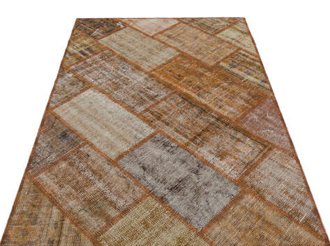 Apex Patchwork Unique Kahve 31141 120 cm X 180 cm - 3
